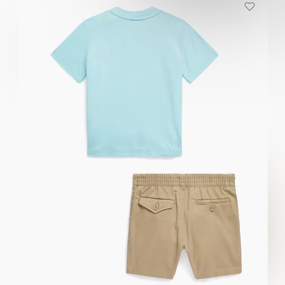 Polo Ralph Lauren Baby Boy's 2-Piece Polo Bear T-Shirt & Shorts Set - Picture 2 of 2
